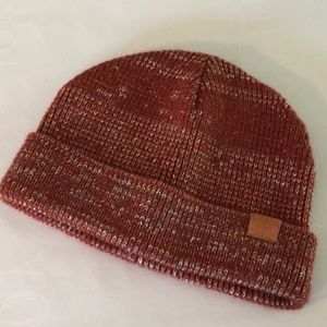 Yellow 108 Burgundy Brown Beanie Hat